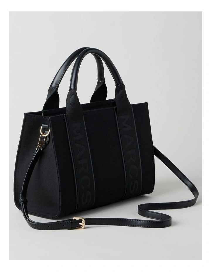 Barbados Nero Tote Bag in Black image 4