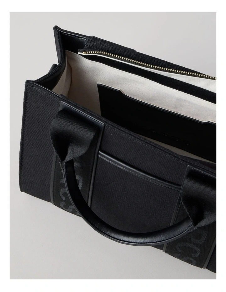 Barbados Nero Tote Bag in Black image 5