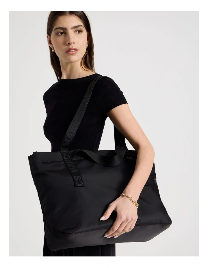 Valencia Tote Bag in Black image 4