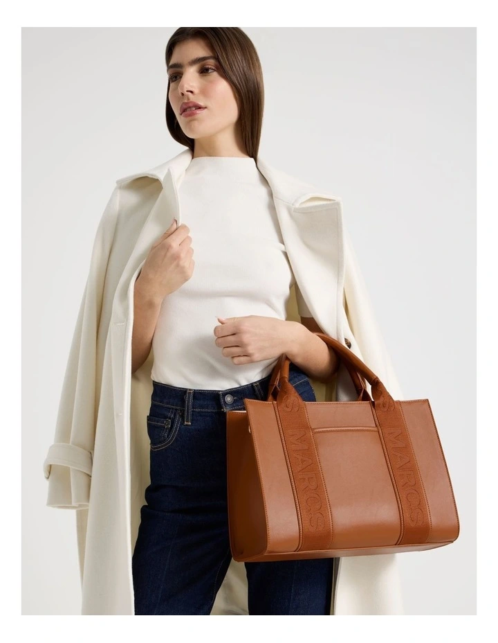 Aruba Tote Bag in Tan image 2