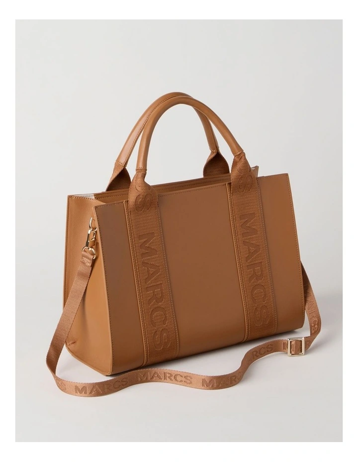 Aruba Tote Bag in Tan image 4