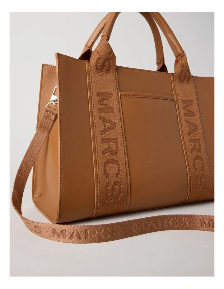 Aruba Tote Bag in Tan image 5