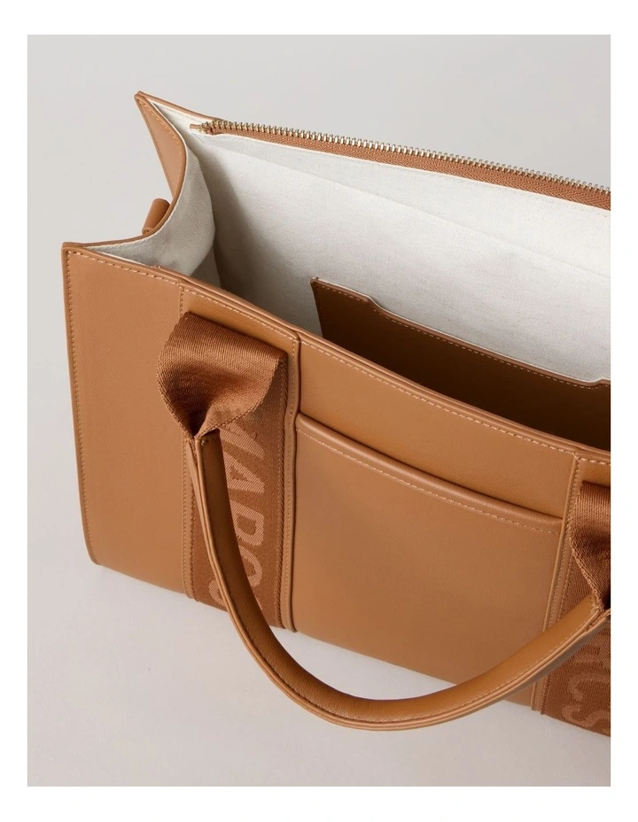 Aruba Tote Bag in Tan image 6