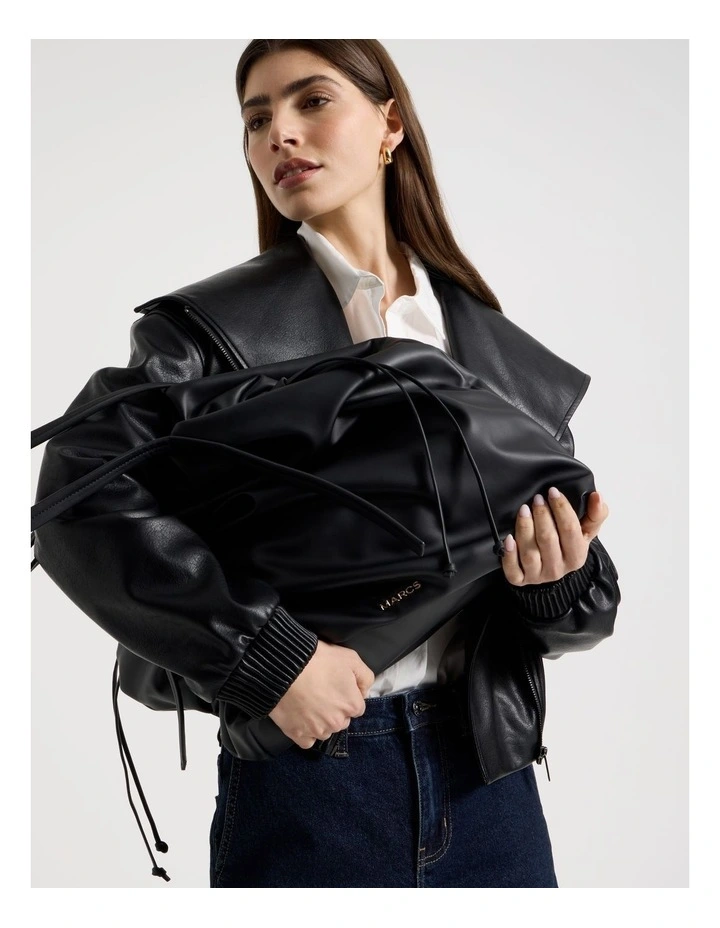 Paros Tote Bag in Black image 4