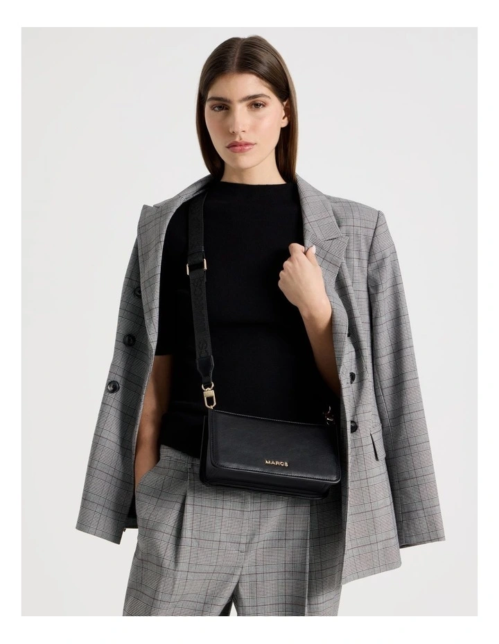 Lucerne Shoulder Bag in Black image 2
