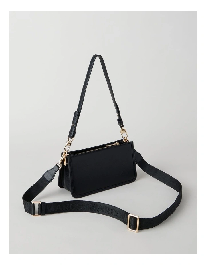 Lucerne Shoulder Bag in Black image 3