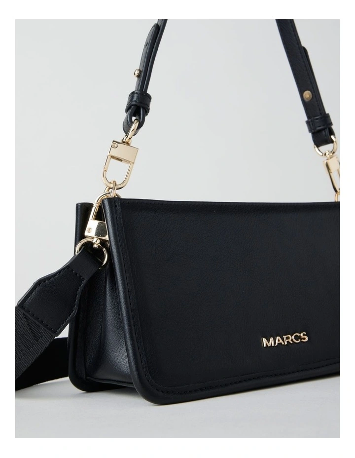 Lucerne Shoulder Bag in Black image 4