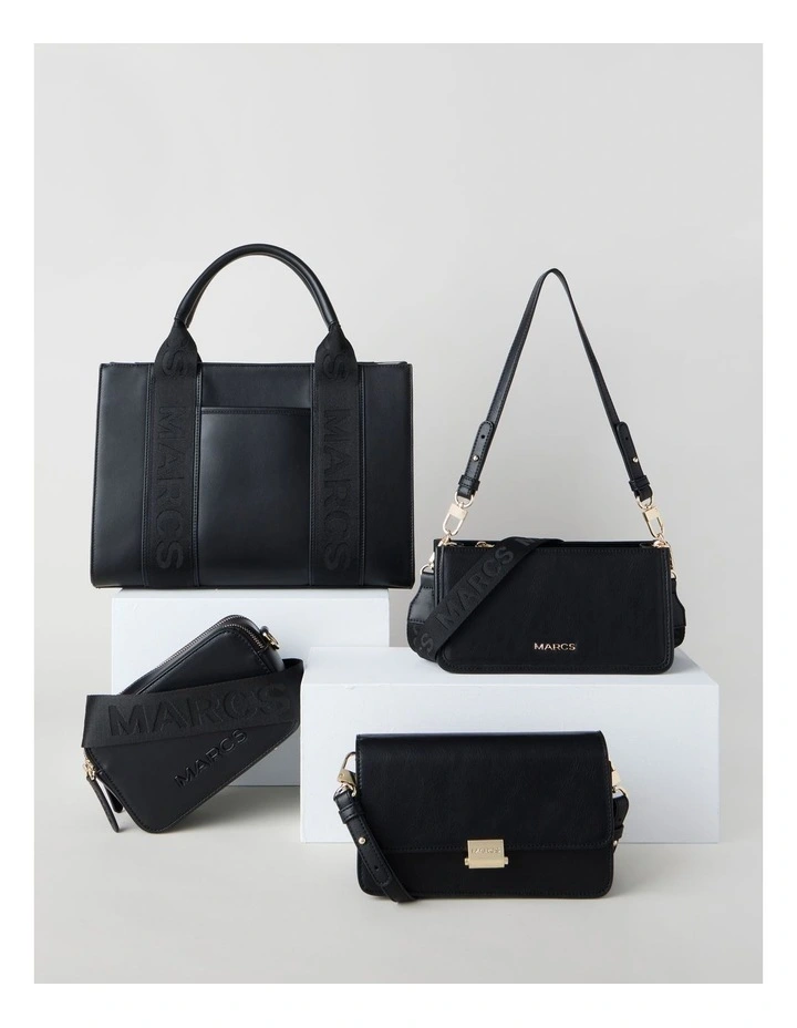 Lucerne Shoulder Bag in Black image 6