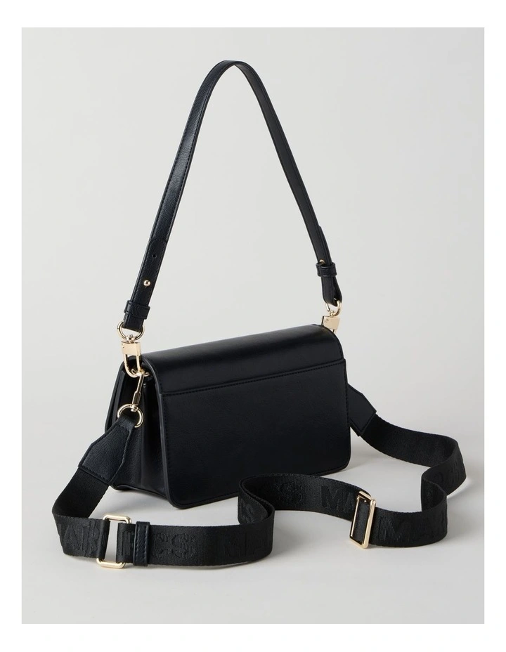 Lyon Shoulder Bag in Black image 4