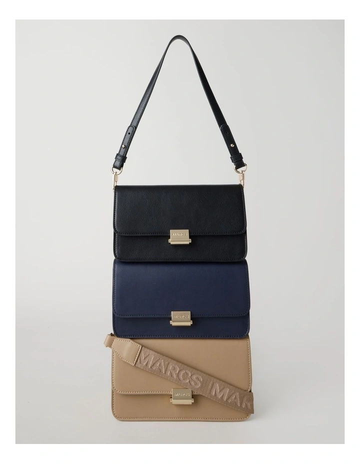 Lyon Shoulder Bag in Black image 6
