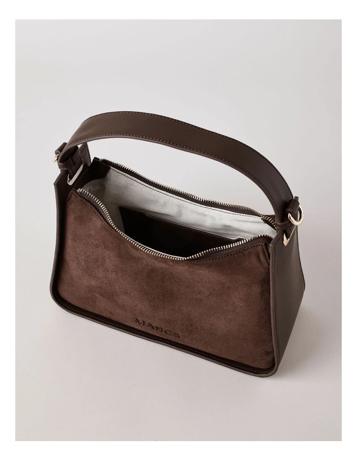 Cologne Shoulder Bag in Chocolate image 5