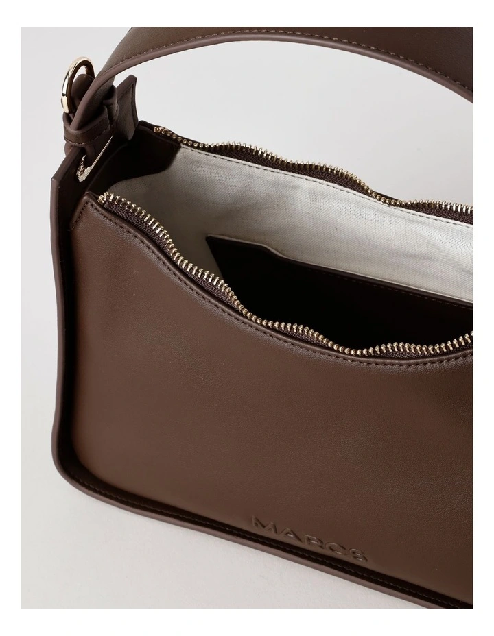 Cologne Shoulder Bag in Chocolate image 7