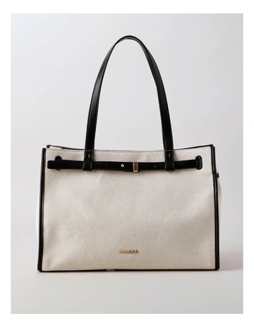 Havana Tote Bag in Canvas/Black