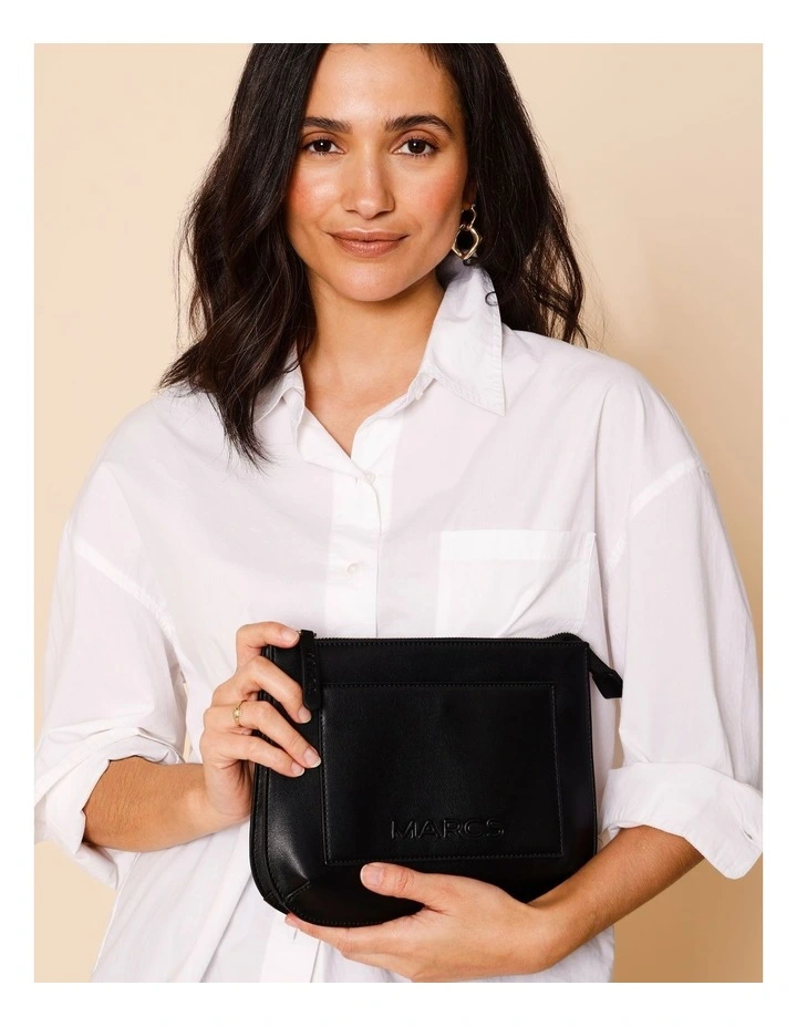 Milan Crossbody Bag in Black image 2