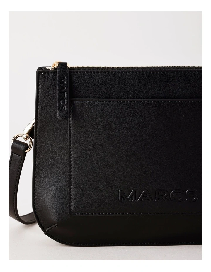 Milan Crossbody Bag in Black image 3