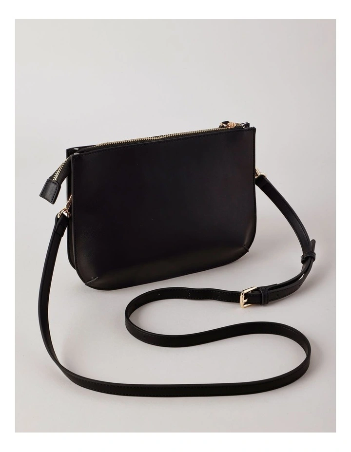 Milan Crossbody Bag in Black image 5