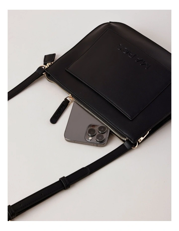 Milan Crossbody Bag in Black image 7