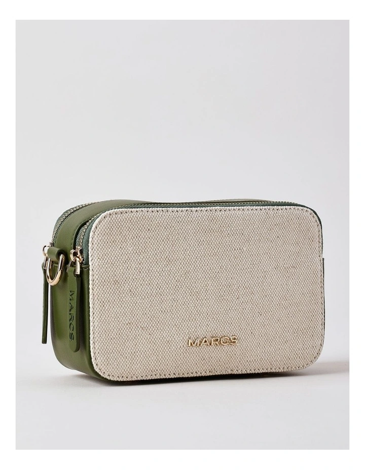 Budapest Crossbody Bag in Olive Combo image 1