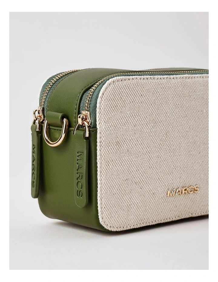 Budapest Crossbody Bag in Olive Combo image 2