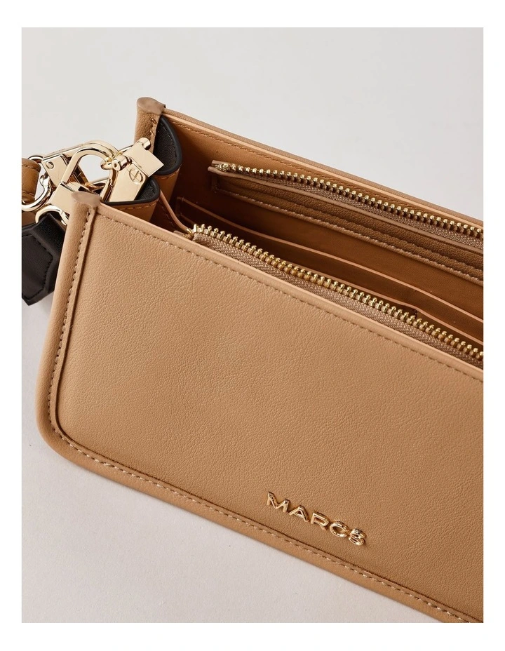 Lucerne Shoulder Bag in Taupe Combo image 6