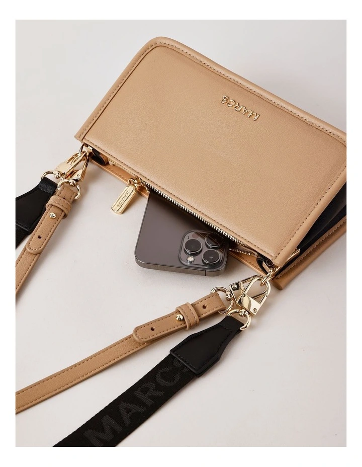 Lucerne Shoulder Bag in Taupe Combo image 7