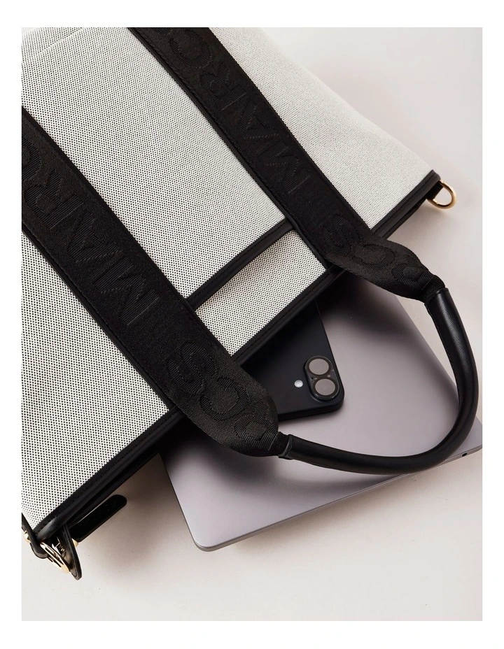 Sardegna Tote Bag in Black Combo image 7