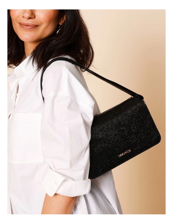 Perugia Shoulder Bag in Black image 4