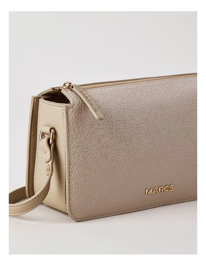 Perugia Shoulder Bag in Taupe image 3