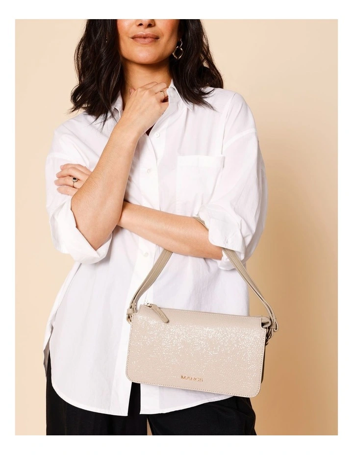 Perugia Shoulder Bag in Taupe image 4