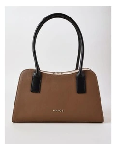 Messina Tote Bag in Brown Combo