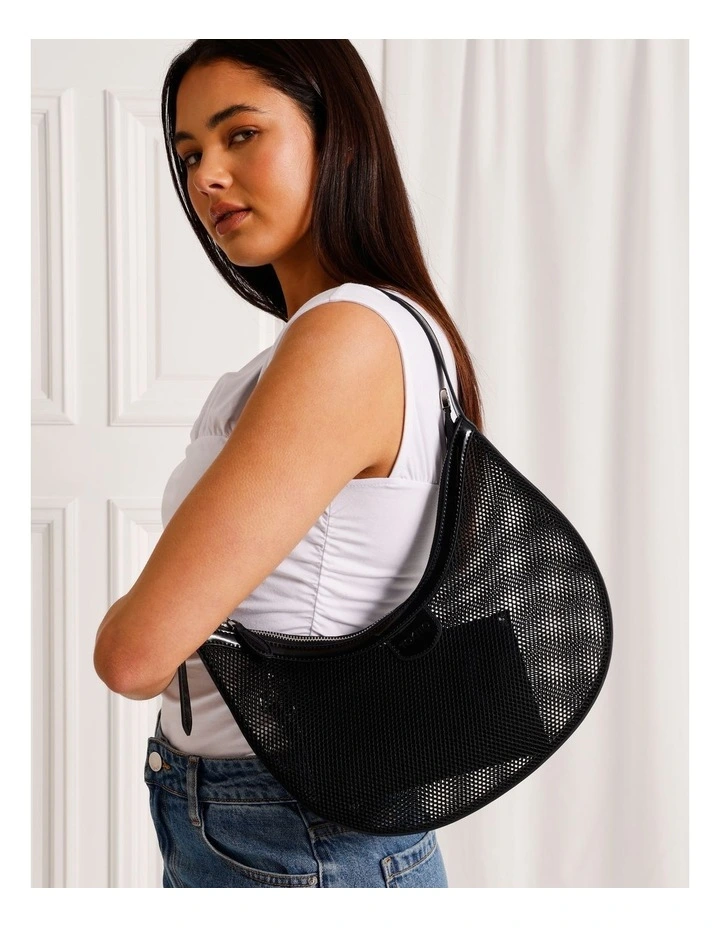 Nadine Shoulder Bag in Black image 2