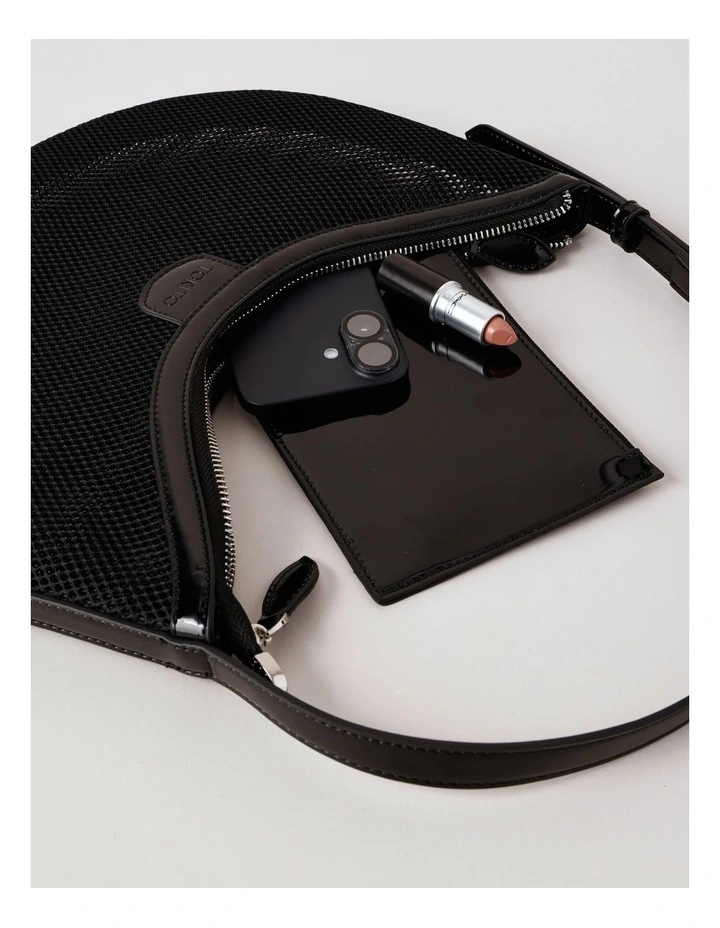 Nadine Shoulder Bag in Black image 3