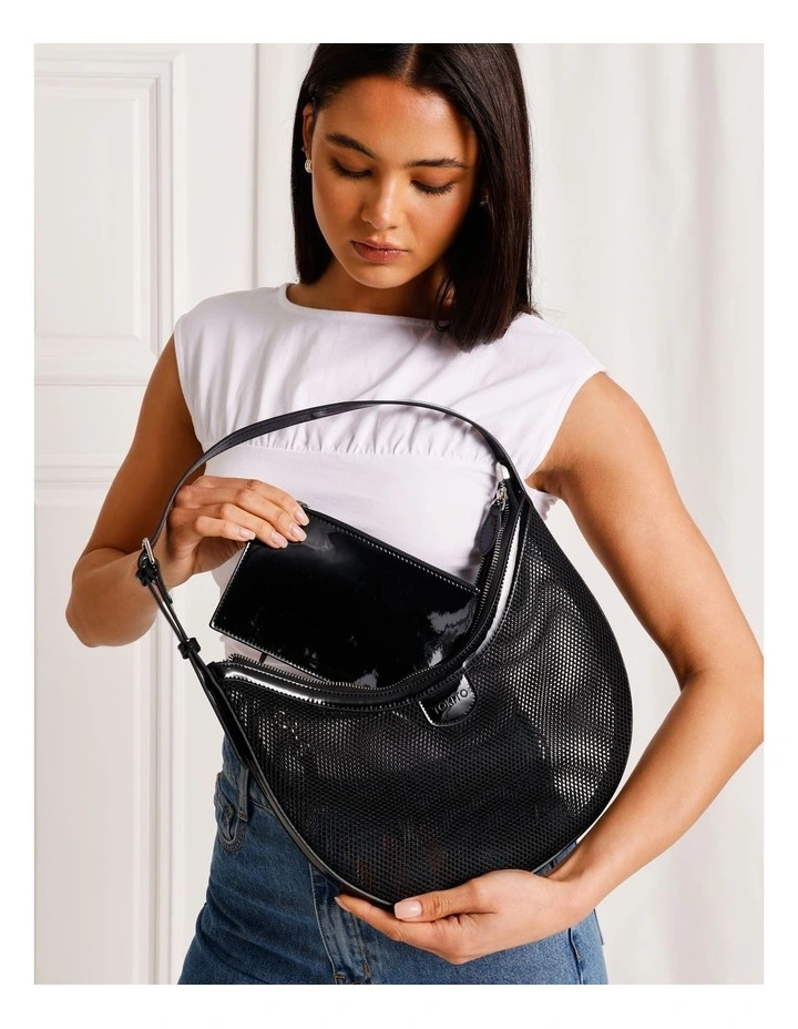 Nadine Shoulder Bag in Black image 4
