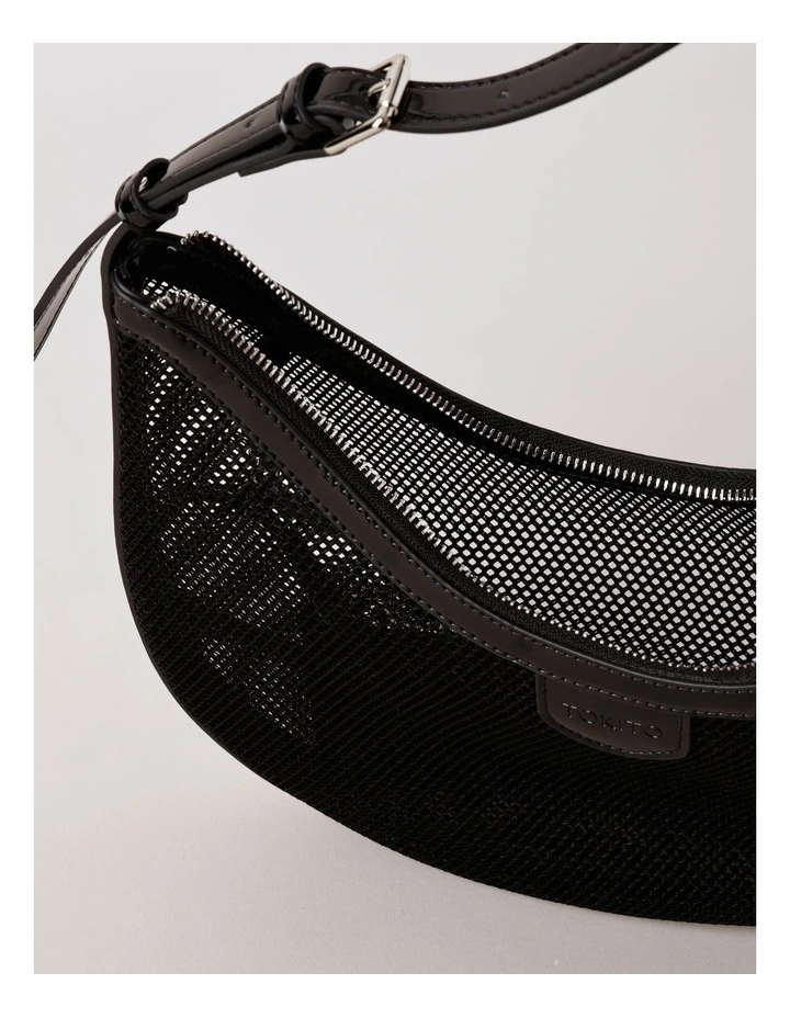 Nadine Shoulder Bag in Black image 7