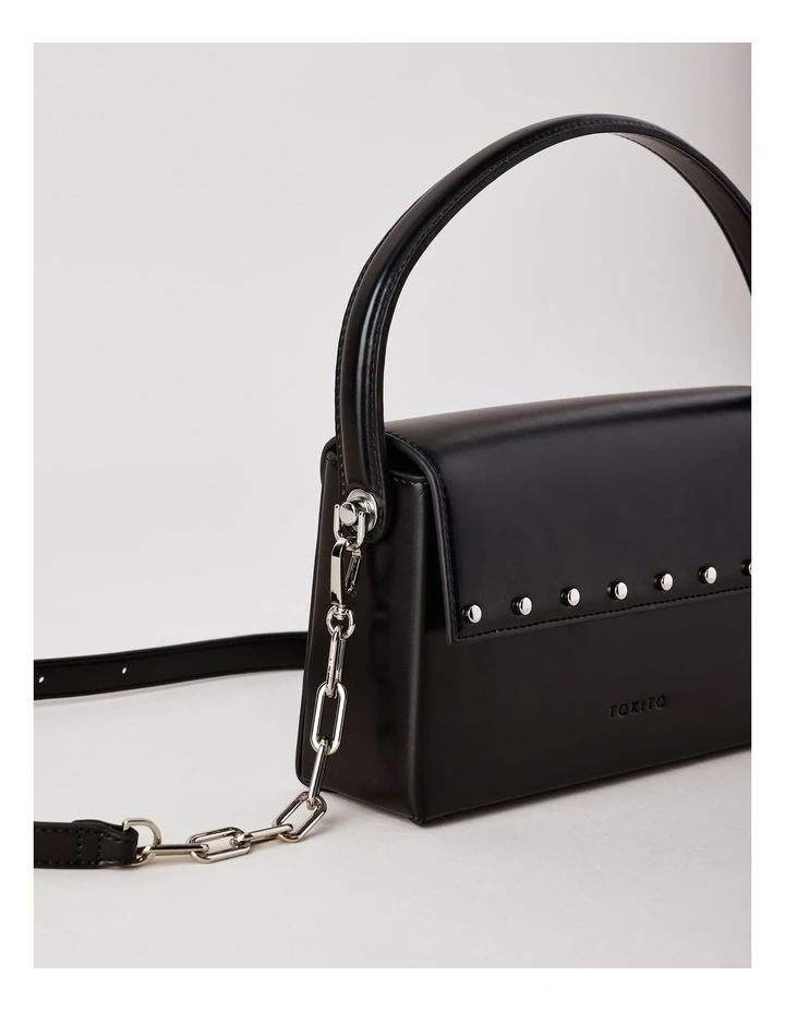Evalia Shoulder Bag in Black image 2