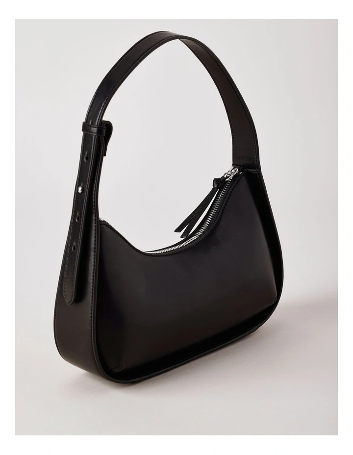 Miley Shoulder Bag in Black image 3