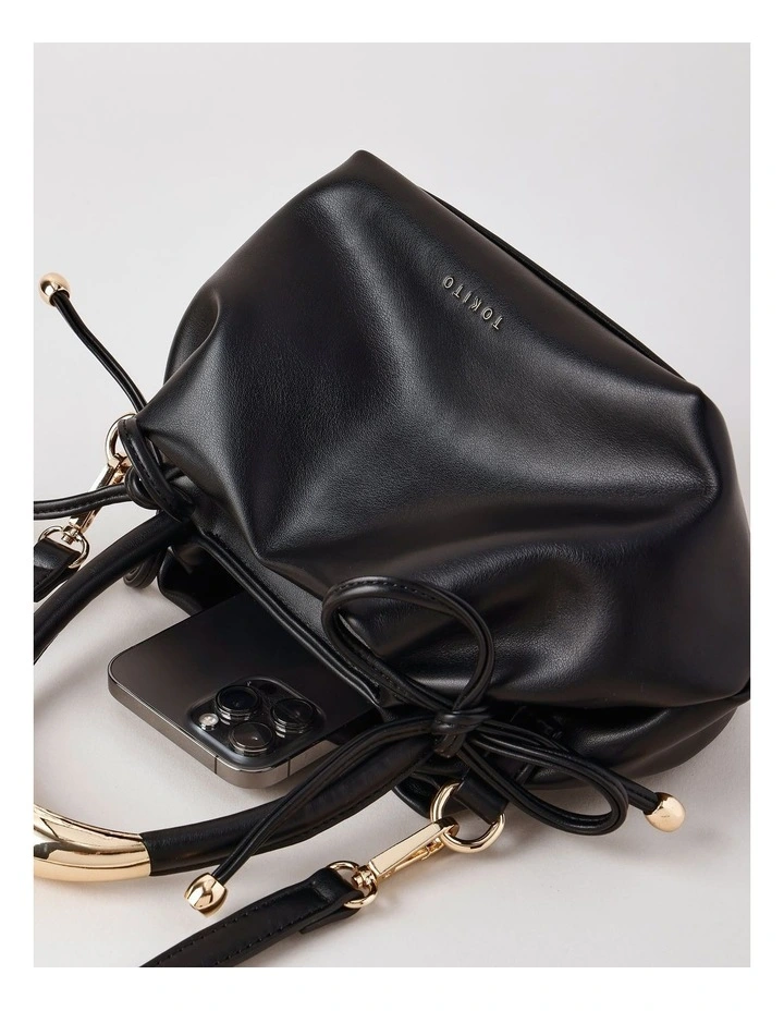 Louisa Crossbody Bag in Black image 6