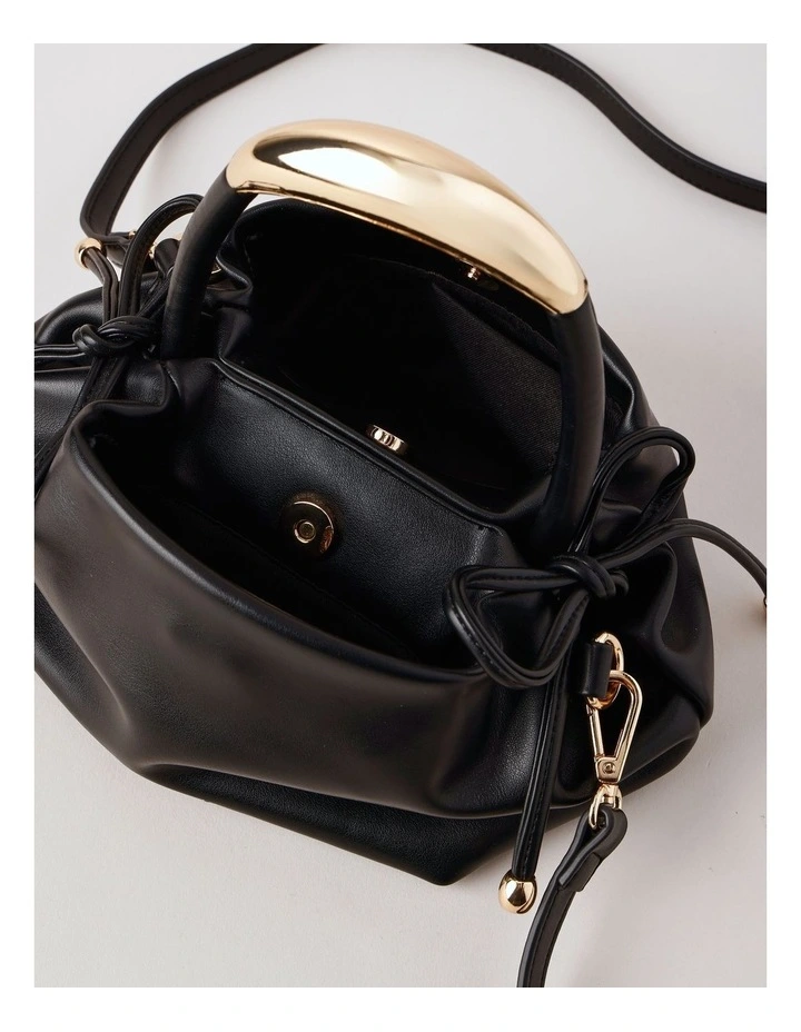 Louisa Crossbody Bag in Black image 7