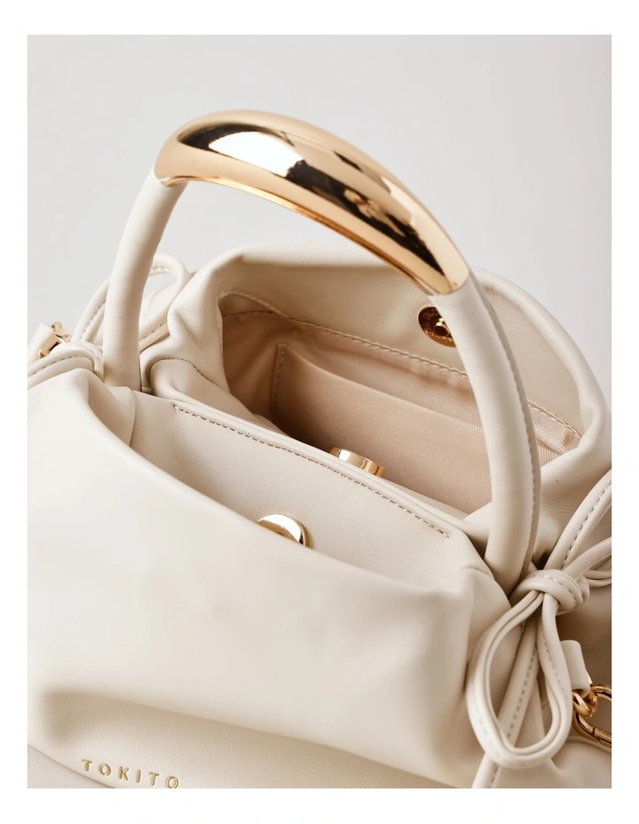 Louisa Crossbody Bag in White image 4