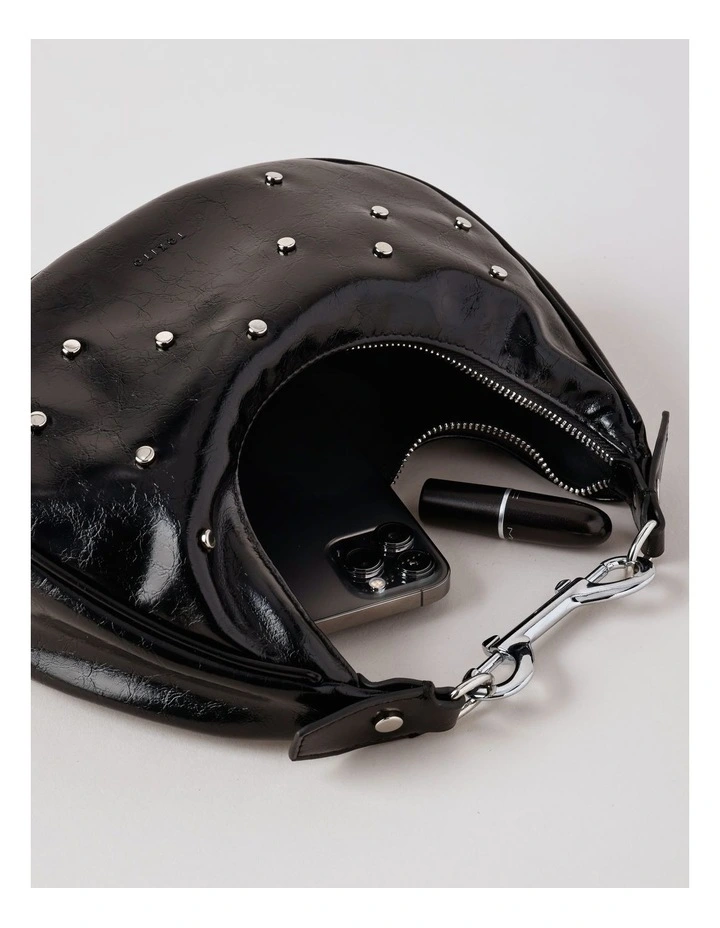 Rosie Clutch Bag in Black image 3