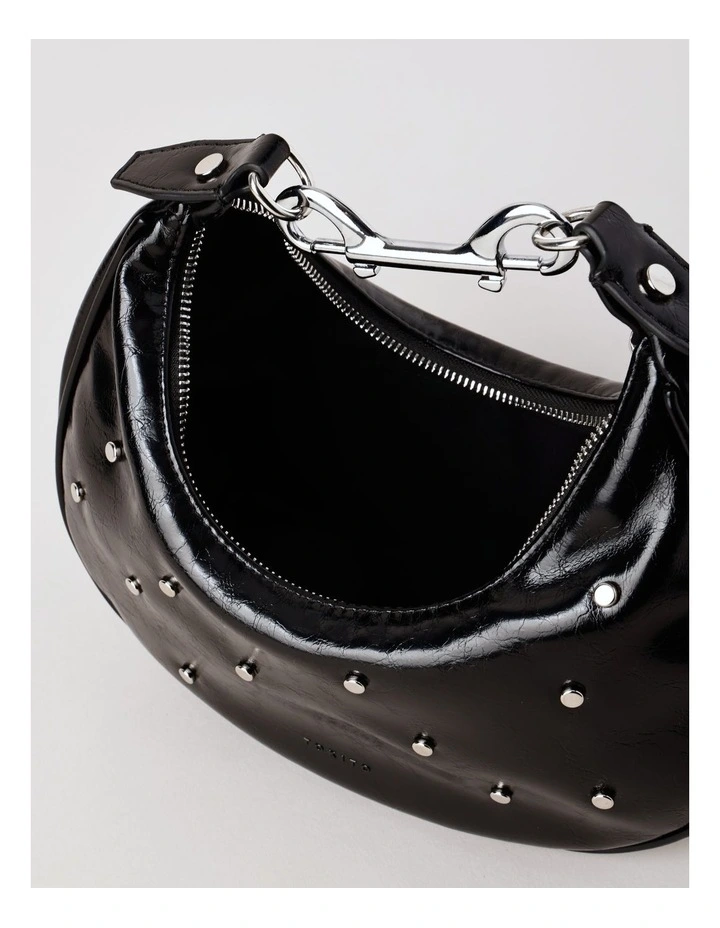 Rosie Clutch Bag in Black image 7