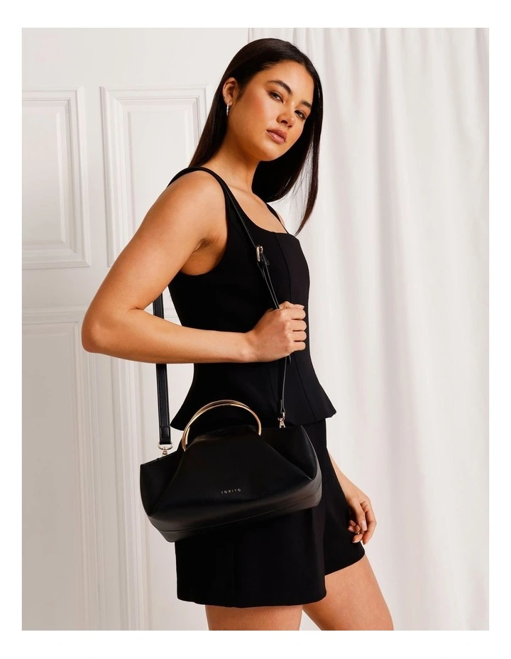 Misha Crossbody Bag in Black image 2