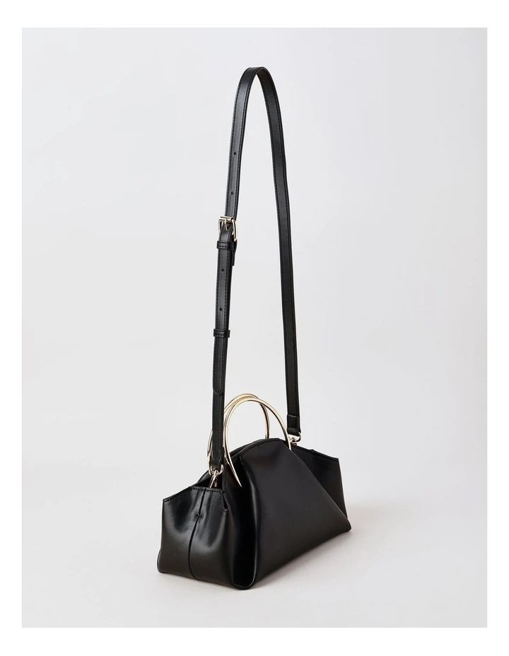 Misha Crossbody Bag in Black image 5