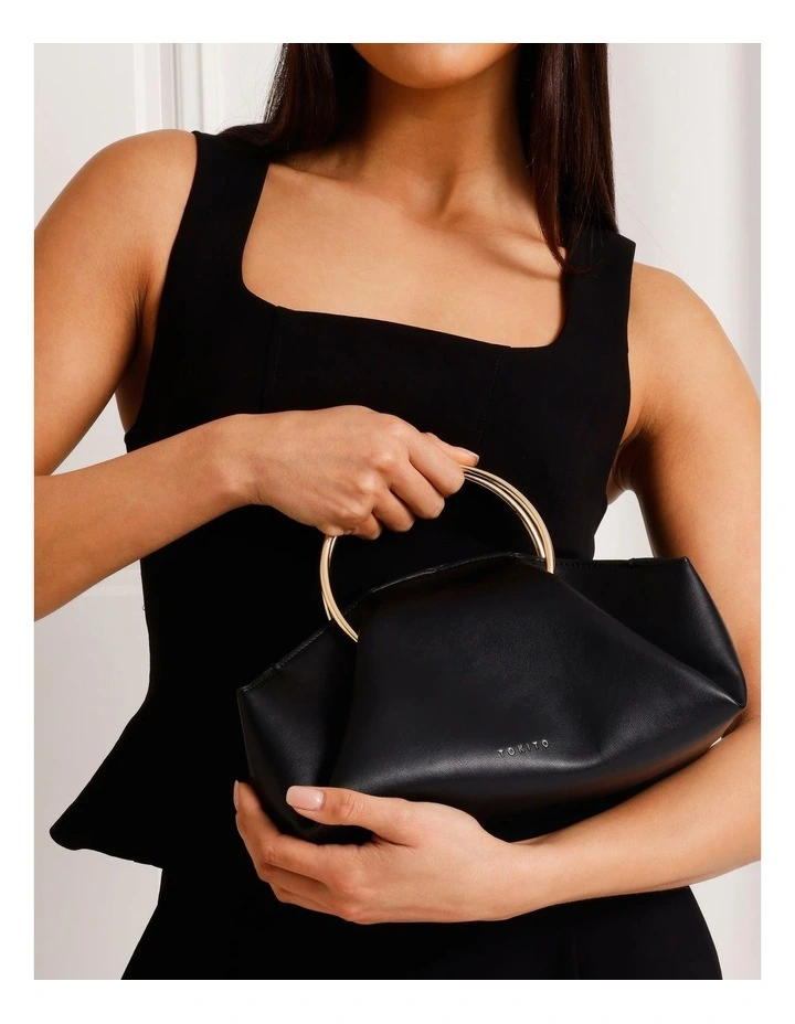 Misha Crossbody Bag in Black image 6