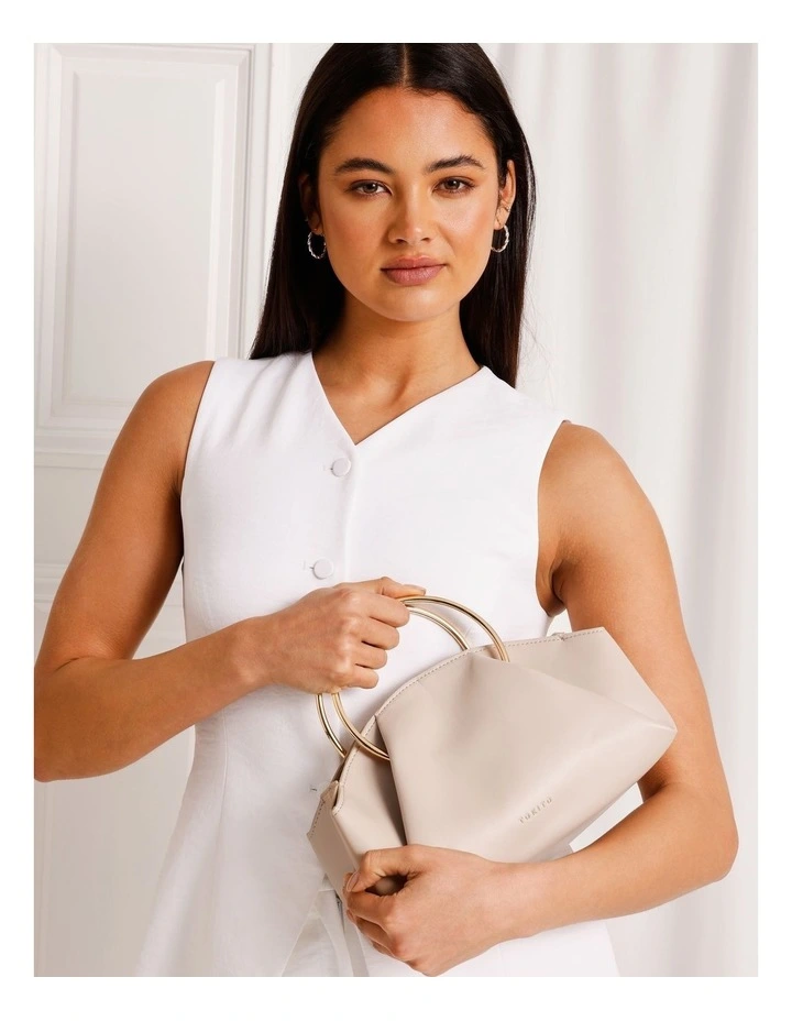 Misha Crossbody Bag in Stone image 4