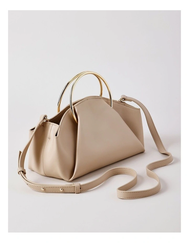 Misha Crossbody Bag in Stone image 5