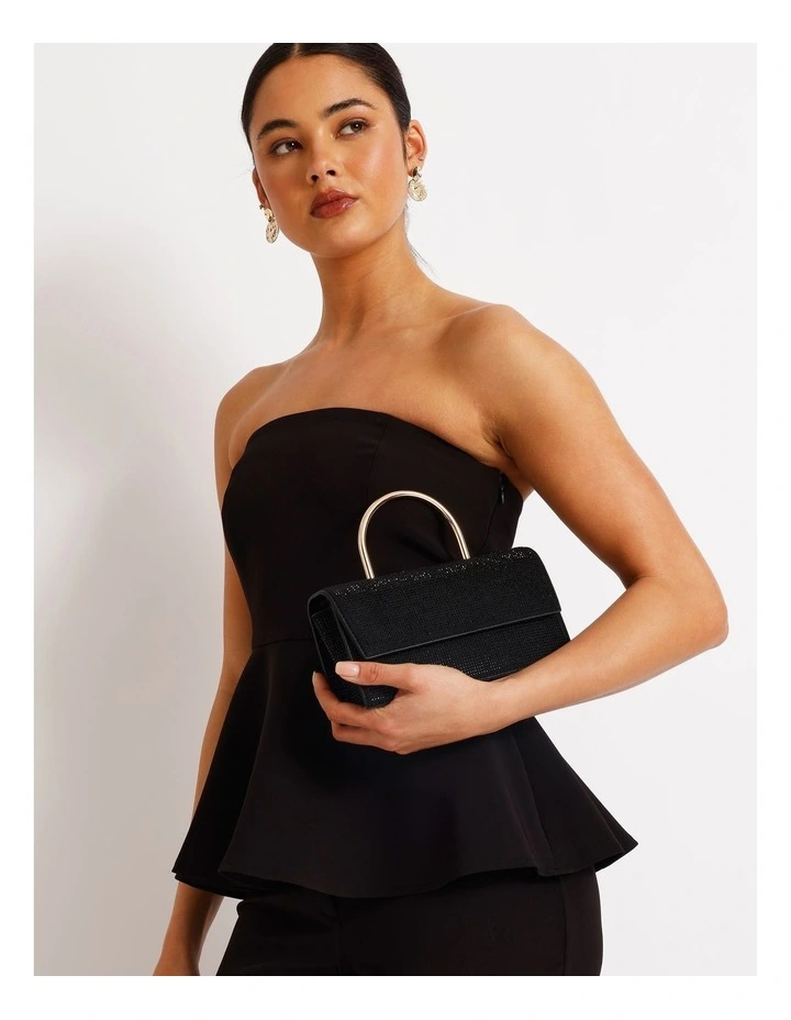 Queenie Crossbody Bag in Black image 2