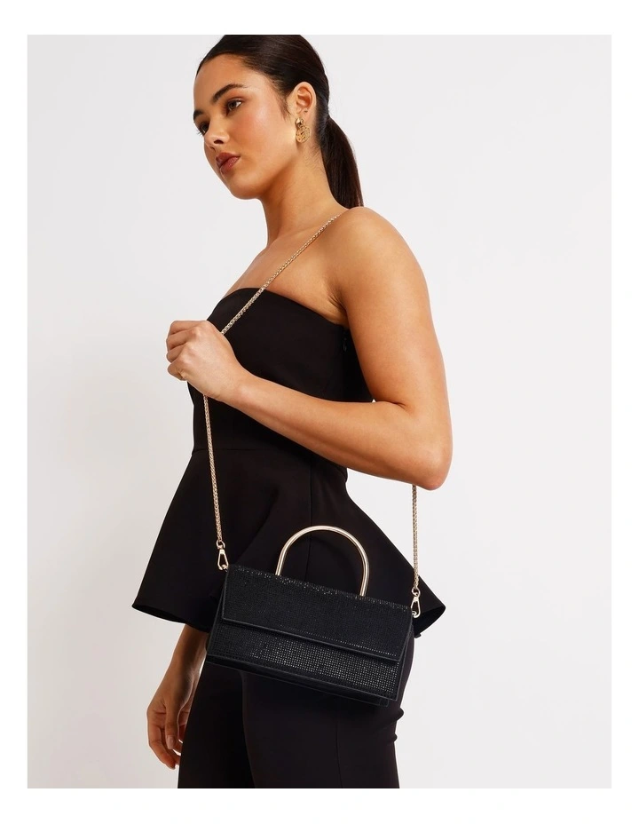 Queenie Crossbody Bag in Black image 4