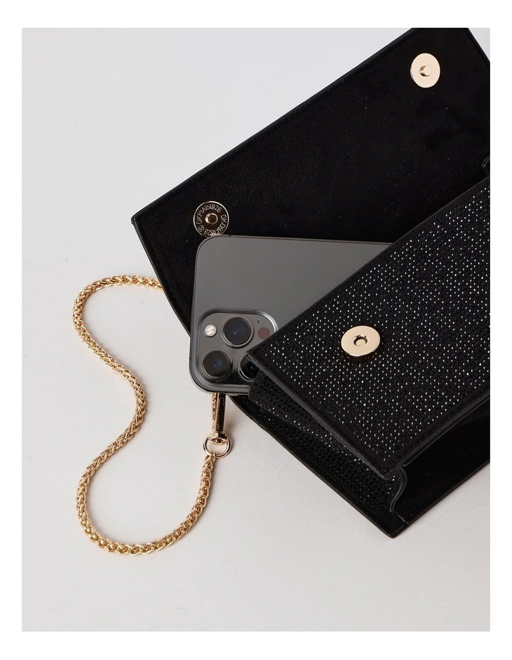 Queenie Crossbody Bag in Black image 5