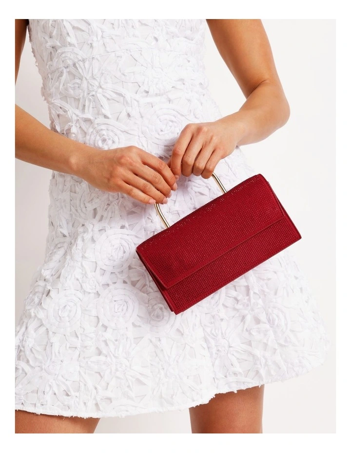 Queenie Crossbody Bag in Ruby image 2